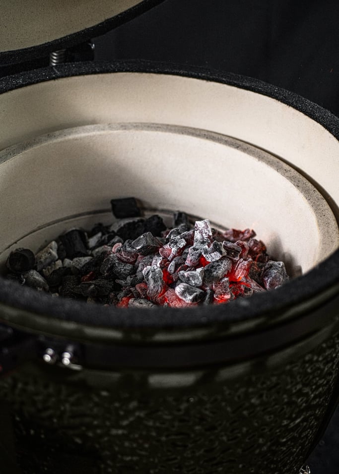 Kamado Barbecue - Ceramic Smoker Barbecue - 21" - Black