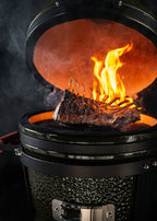 Kamado Barbecue - Barbacoa Ahumadora de Cerámica - 16" - Negra