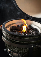 Kamado Barbecue - Barbacoa Ahumadora de Cerámica - 16" - Negra