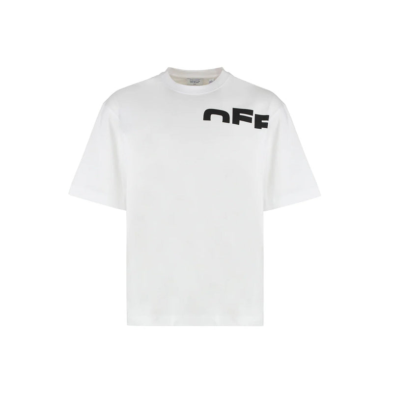 T-Shirt Off-White Logo - White - Homme