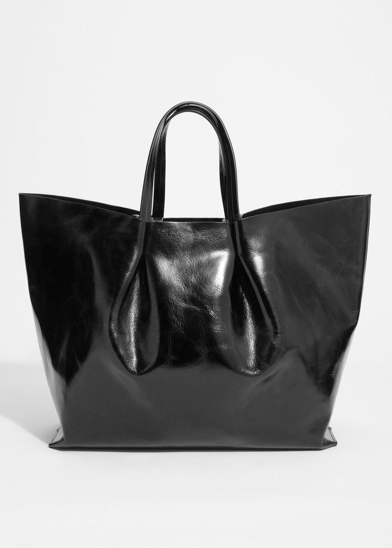 Bag Julie Tote Leather - Black - Women