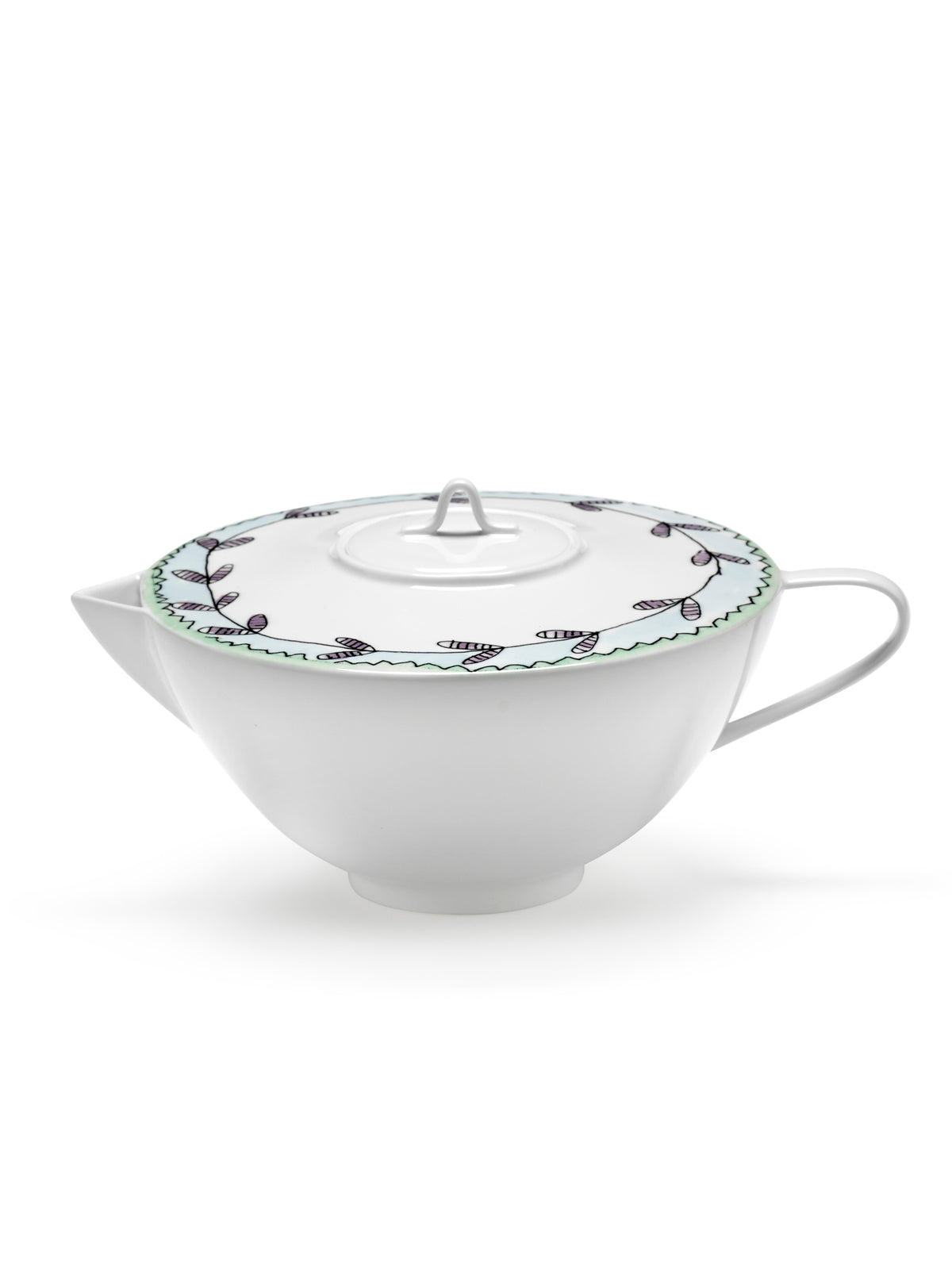 Midnight Flowers - Théière - Porcelaine Bone China - Blossom Milk