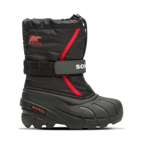 Schneestiefel Flurry™ – Black & Bright Red – Kinder