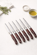 Estuche de 6 Cuchillos para Carne Pakkawood - LG Héritage