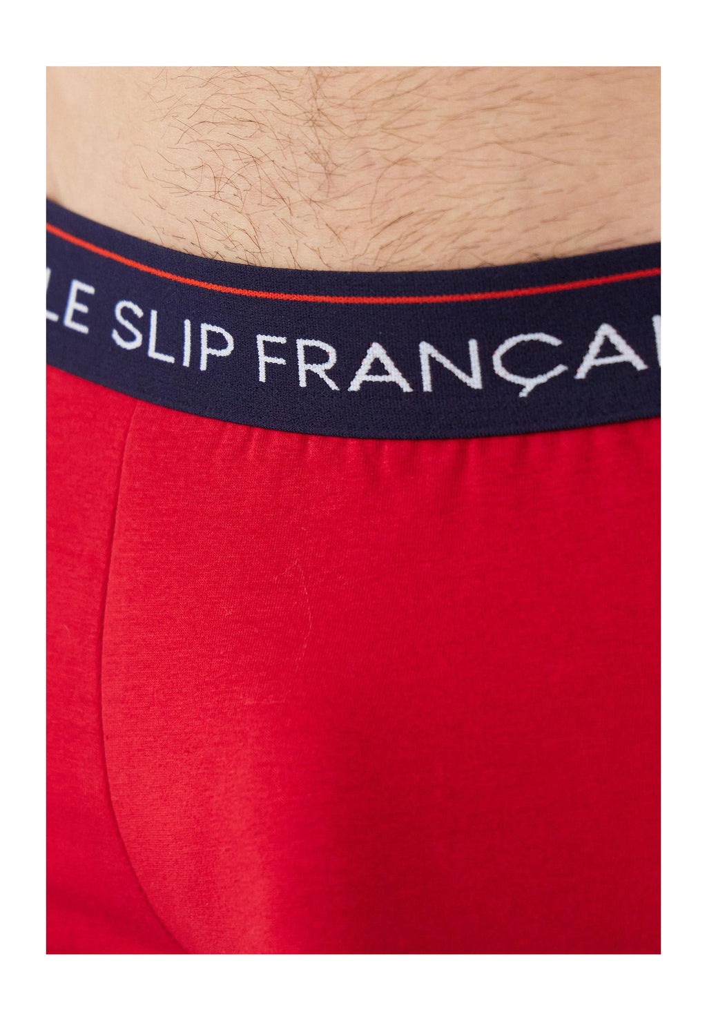 Set Da 5 Boxer In Cotone - Nero Blu Blu Marino Grigio Melange Rosso