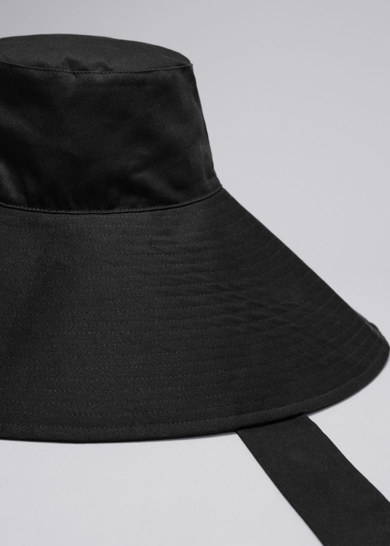 Sombrero Roxie Big Hat - Negro - Mujer