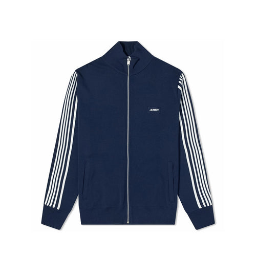 Cardigan Autry Zipped - Blue - Homme