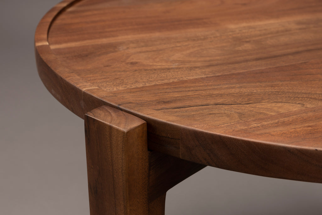Shane - Table basse - Bois d'acacia - Noyer
