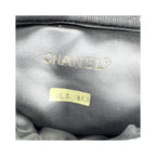 Pochette Chanel Vintage Timeless Cosmetic Case Large Cuir Verni - Noir
