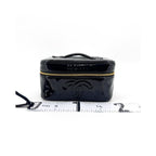 Pochette Chanel Vintage Timeless Cosmetic Case Large Cuir Verni - Noir