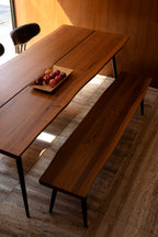 Alagon - Bench - Wood - Walnut/Brown