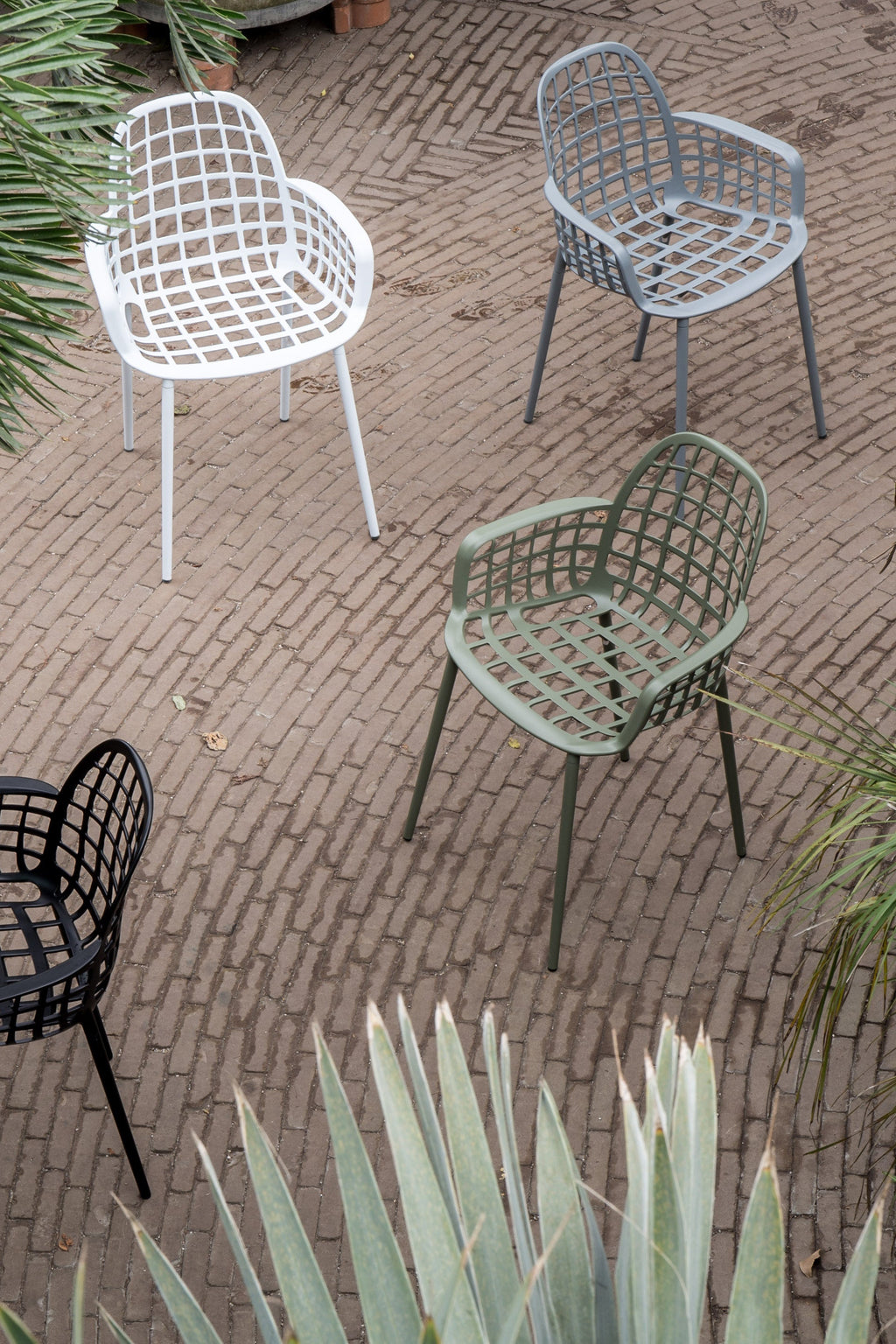 Albert Kuip - Outdoor Armchair - Aluminum - White