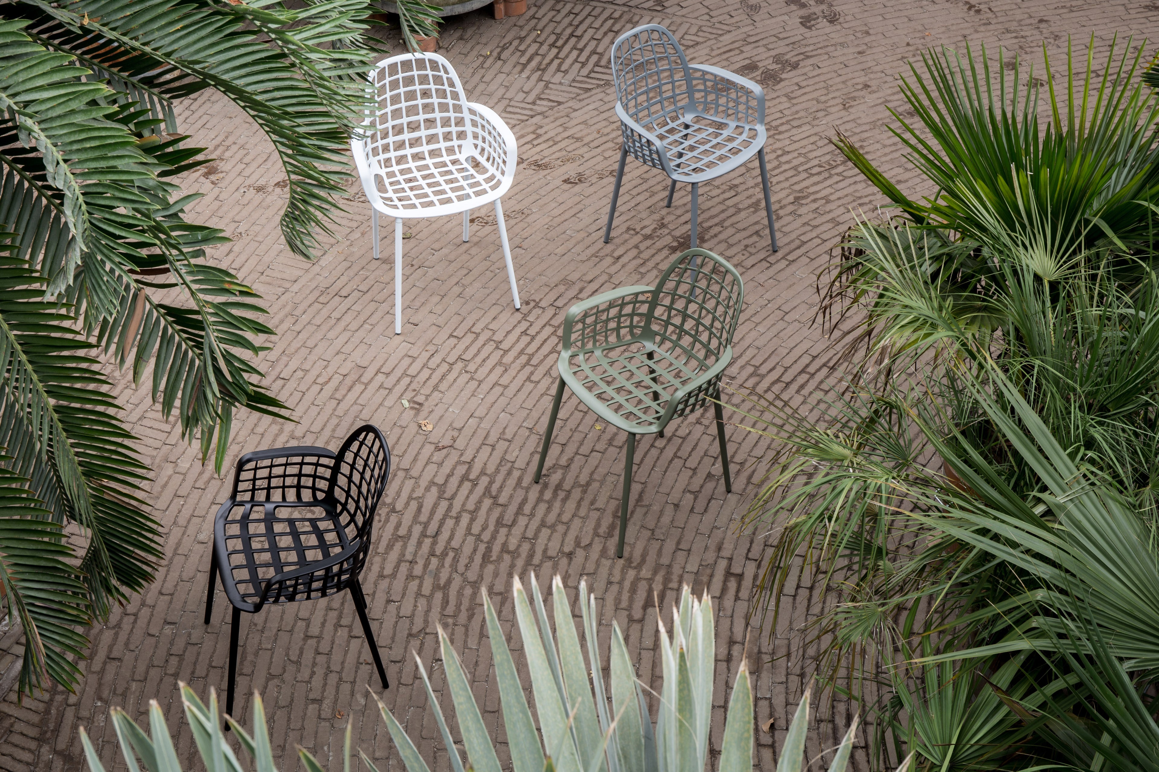 Albert Kuip - Outdoor Armchair - Aluminum - White