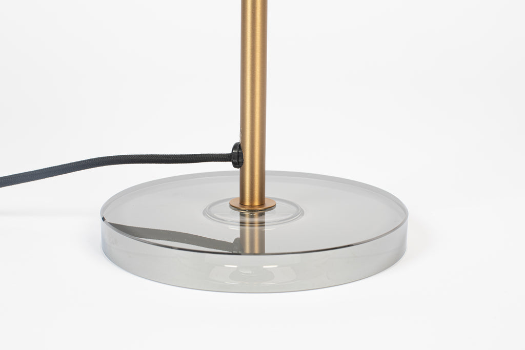 Float - Lampe De Table - Verre - Doré