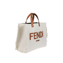 Fendi Ff Shopper Bag - Beige - Woman