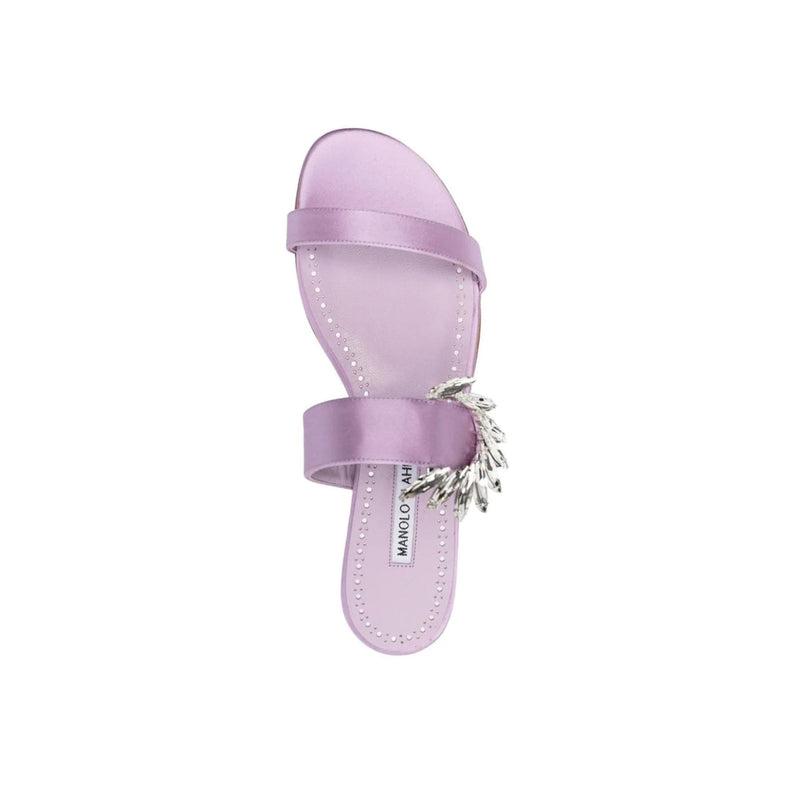 Sandales - Manolo Blahnik Chivela 010 Flat - Lilac