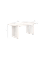 Barlet 200/ - Dining Room Table - Wood - Oak/Brown