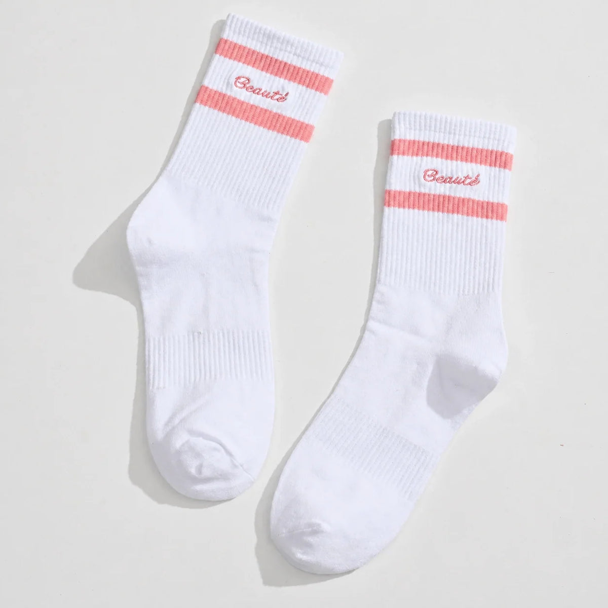Chaussettes Hautes Blanches À Message