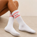 Chaussettes Hautes Blanches À Message