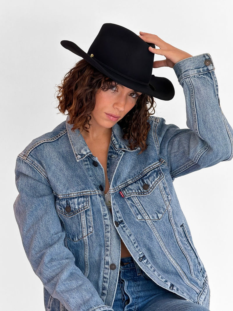 Ben Felt Hat - Black