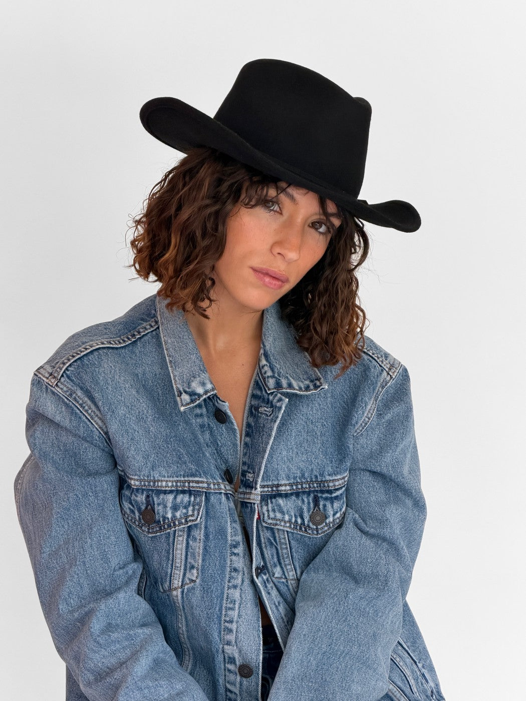 Ben Felt Hat - Black