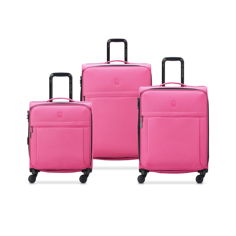 Set of 3 Be Suitcases - Pink