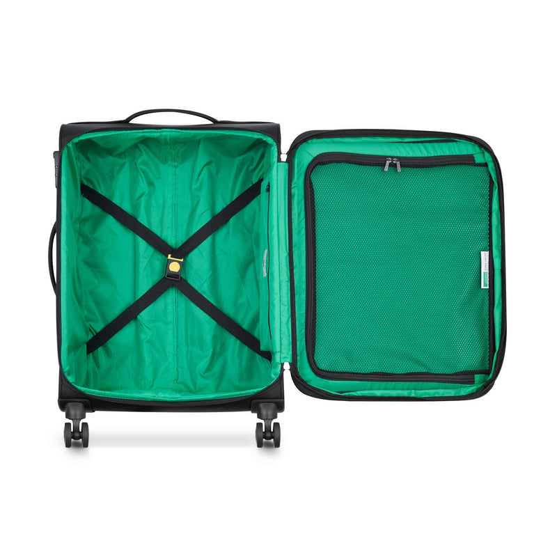 Valise Moyen Séjour Color Block - Noir