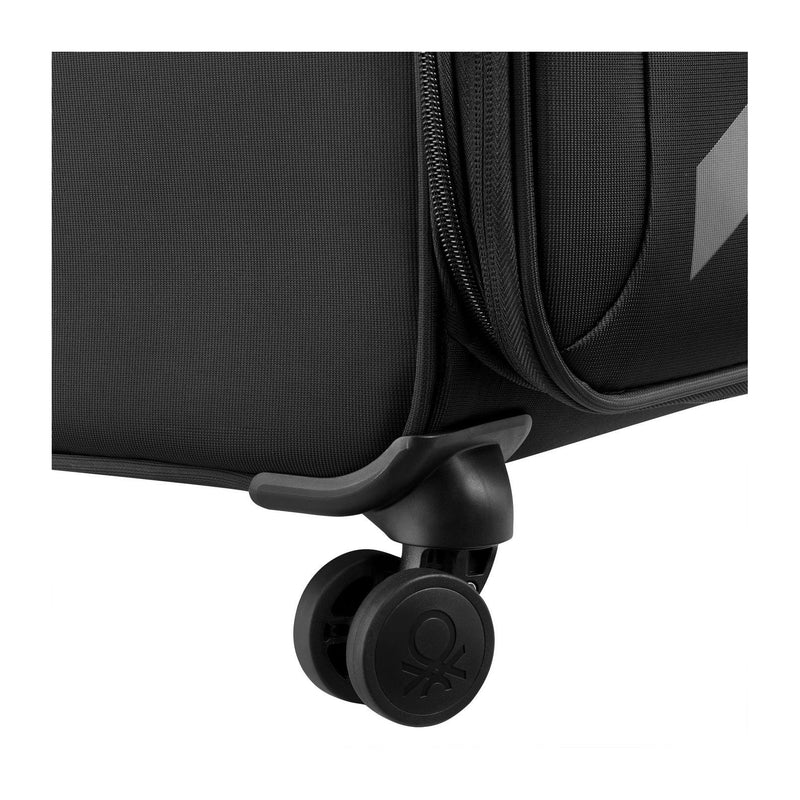 Valise Moyen Séjour Color Block - Noir