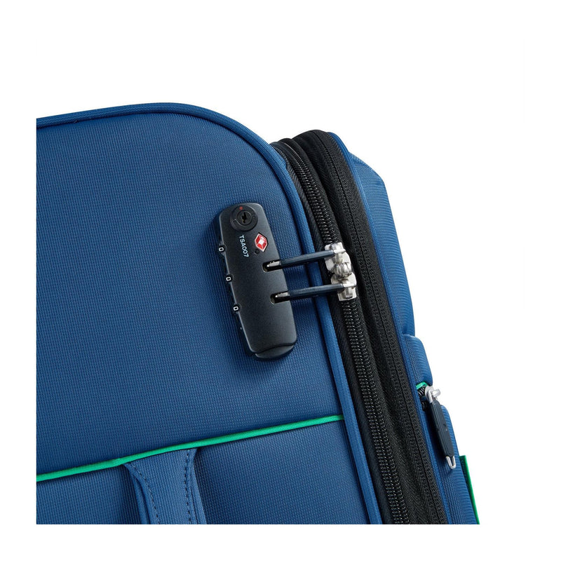 Valise Moyen Séjour Color Block - Bleu Marine