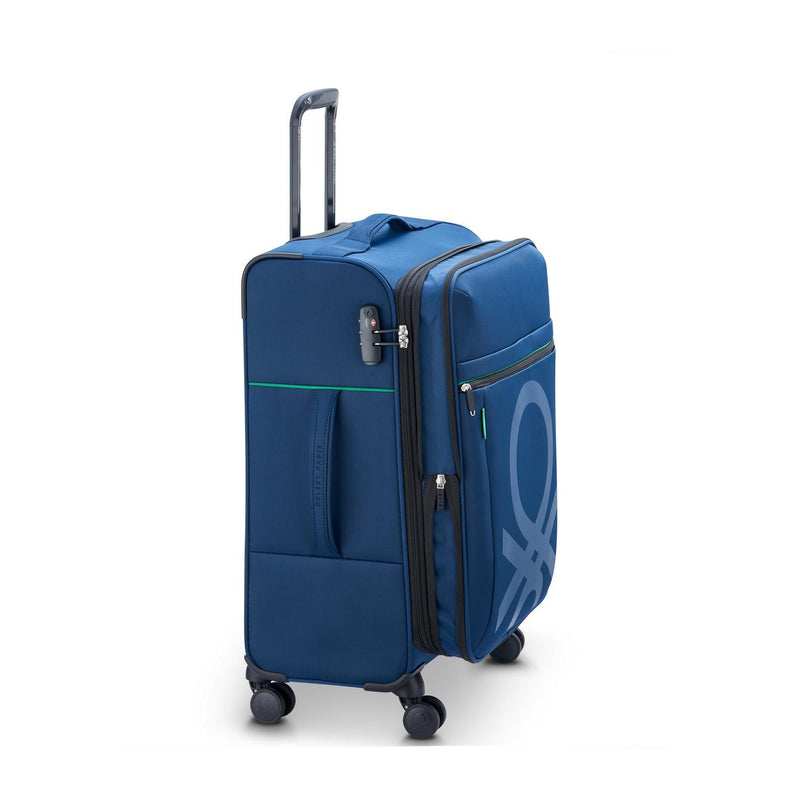 Valise Moyen Séjour Color Block - Bleu Marine