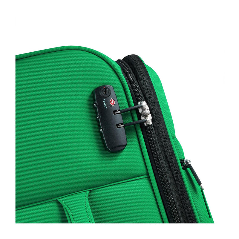 Valise Moyen Séjour Color Block - Vert