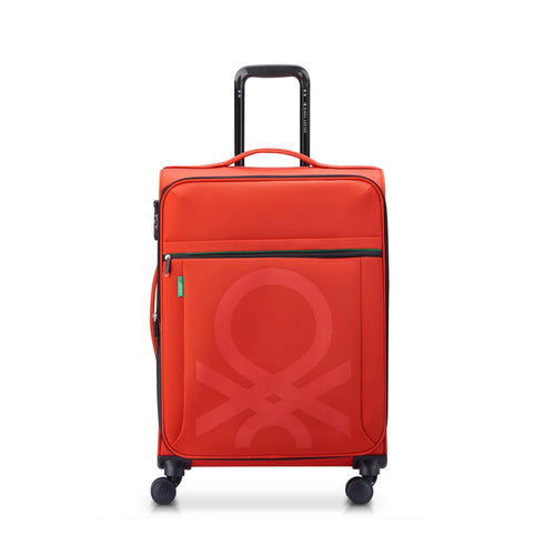 Valise Moyen Séjour Color Block - Rouge