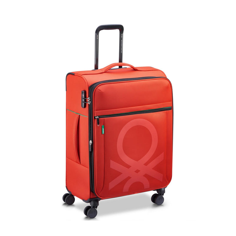 Valise Moyen Séjour Color Block - Rouge