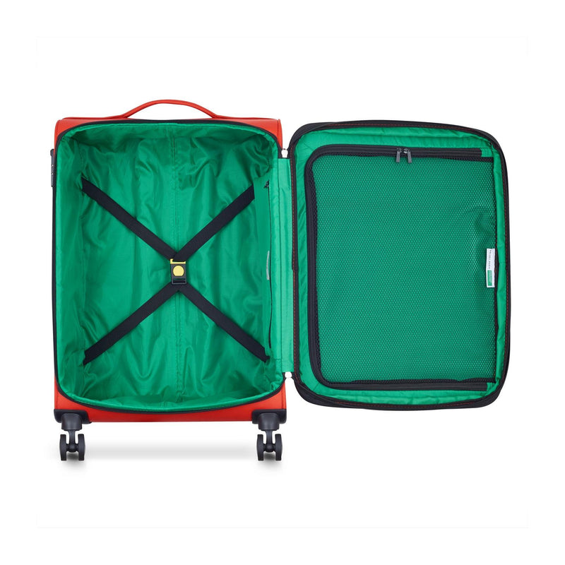 Valise Moyen Séjour Color Block - Rouge