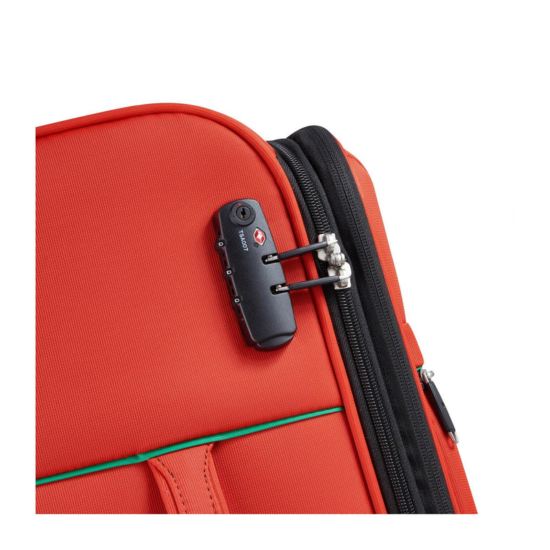 Valise Moyen Séjour Color Block - Rouge