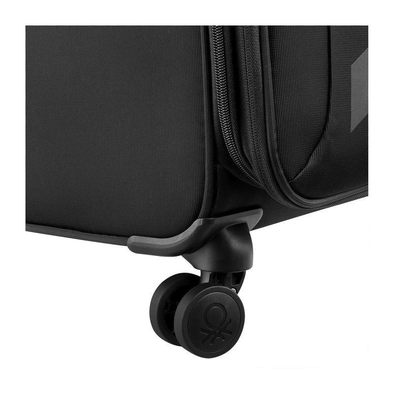 Valise Long Séjour Color Block - Noir