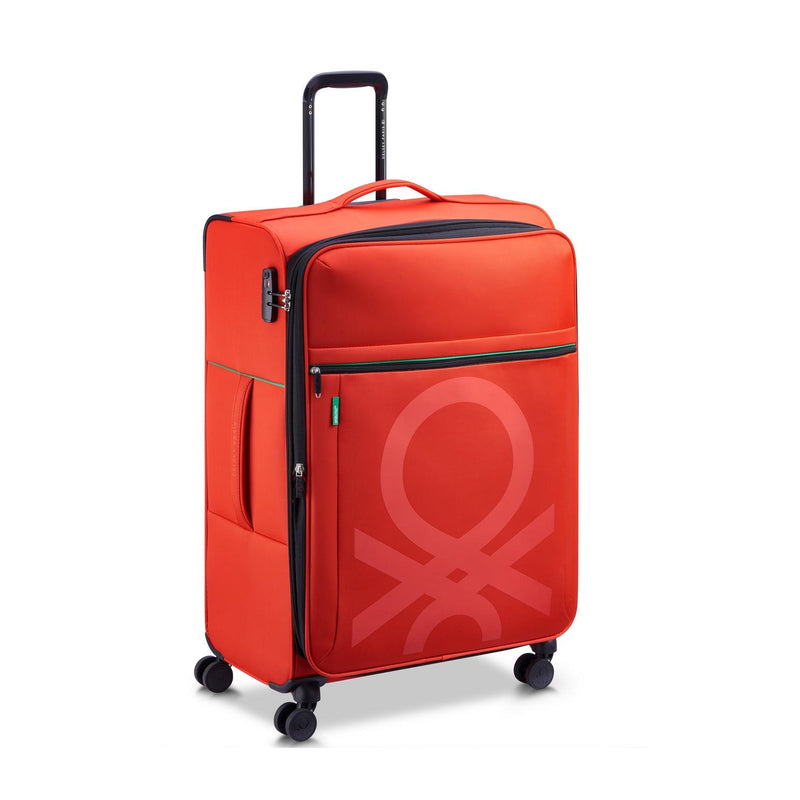 Valise Long Séjour Color Block - Rouge