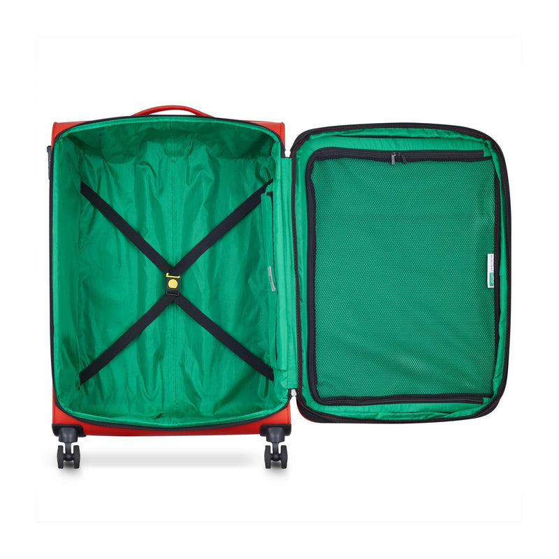 Valise Long Séjour Color Block - Rouge