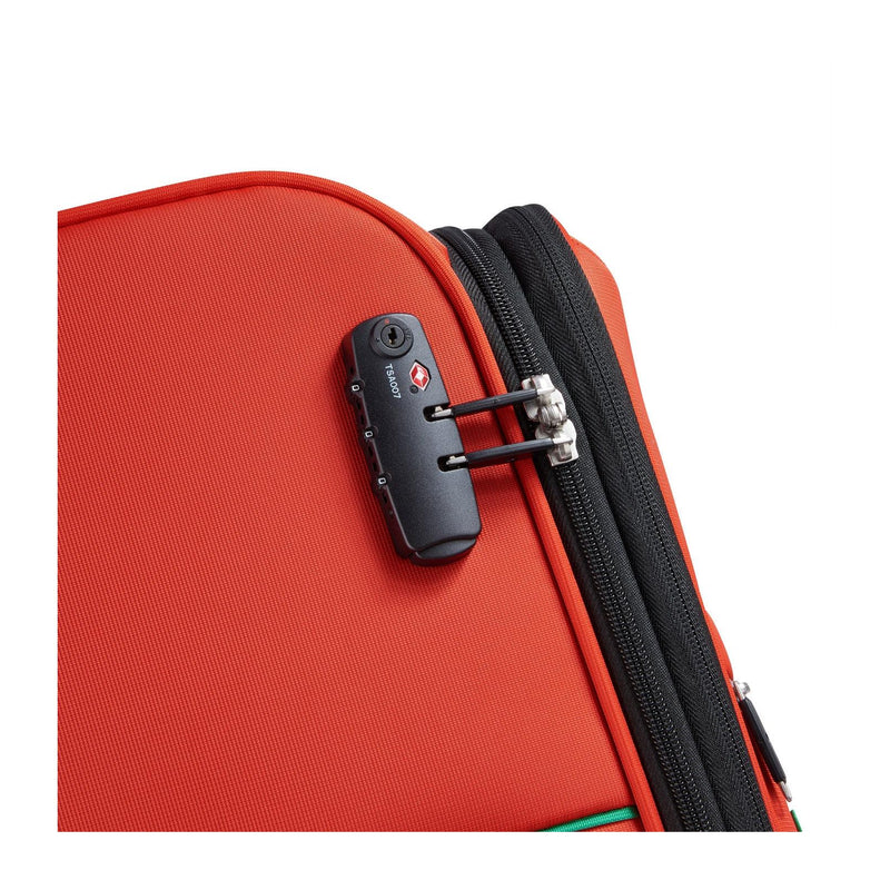 Valise Long Séjour Color Block - Rouge