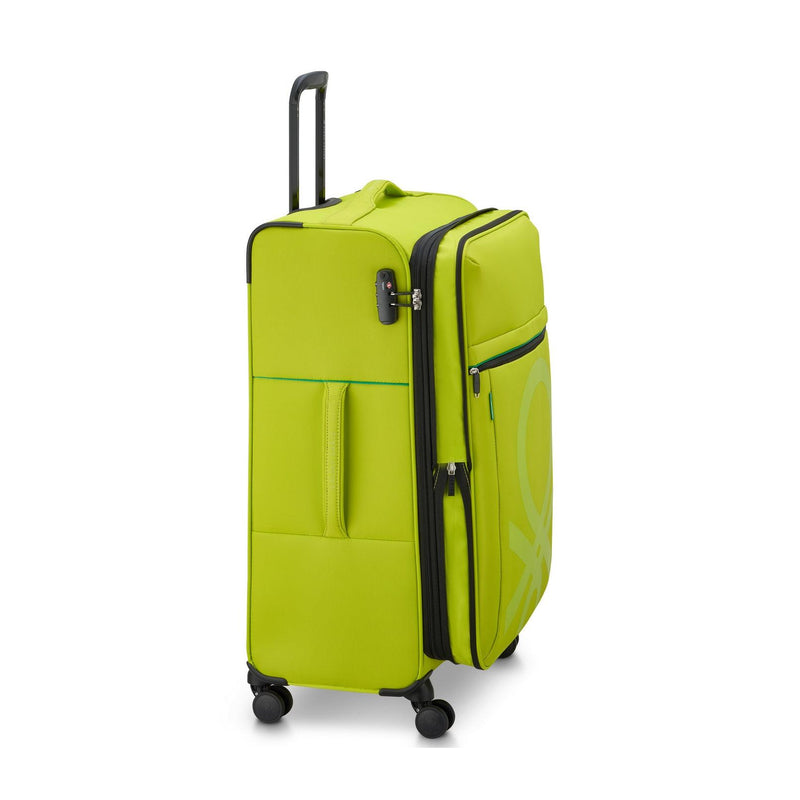 Valise Long Séjour Color Block - Citron Vert
