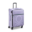 Valise Long Séjour Color Block - Lavande