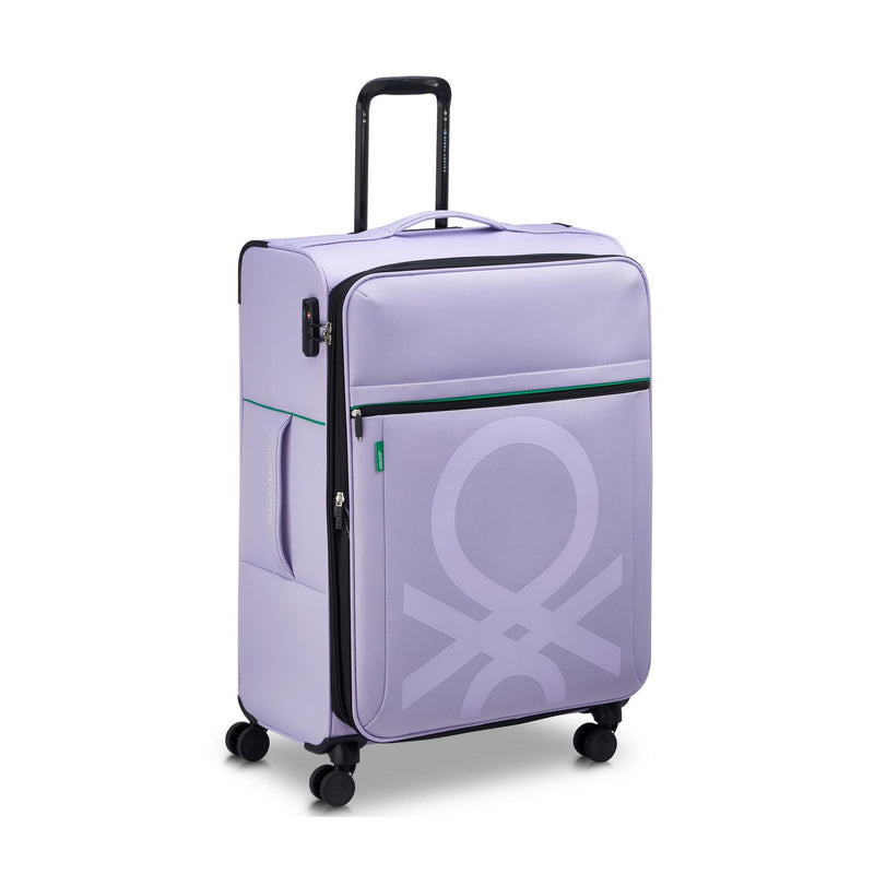 Valise Long Séjour Color Block - Lavande