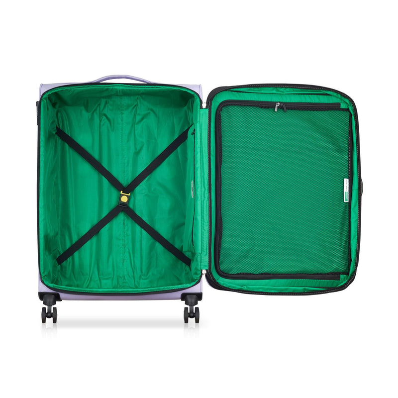 Valise Long Séjour Color Block - Lavande