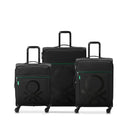 Set De 3 Valises Color Block - Noir