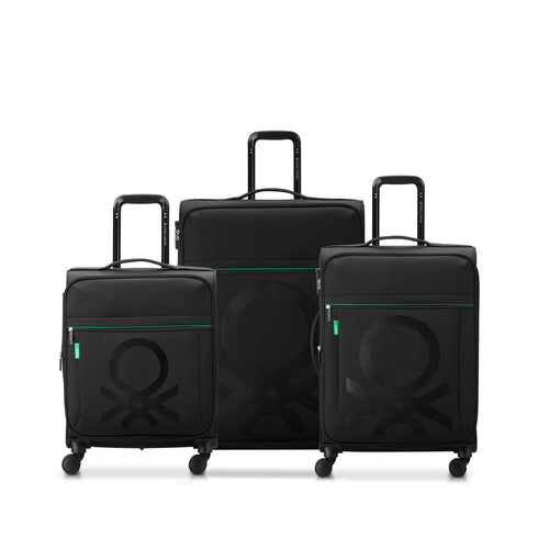 Set De 3 Valises Color Block - Noir