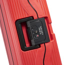 Small Color Block Hardside Trolley Suitcase - Red