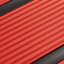 Color Block Hardside Medium Trolley Suitcase - Red