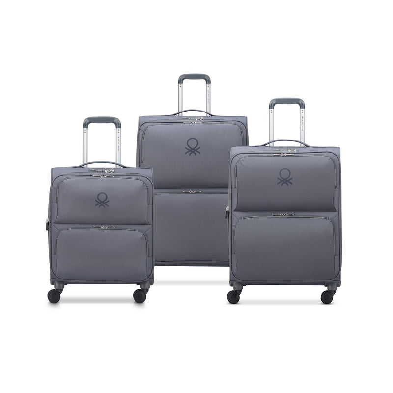 Set De 3 Valises Ucb Softside - Acier