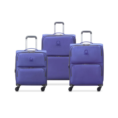 Set De 3 Valises Ucb Softside - Violet