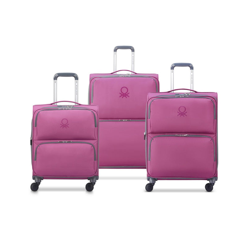 Set De 3 Valises Ucb Softside - Rose